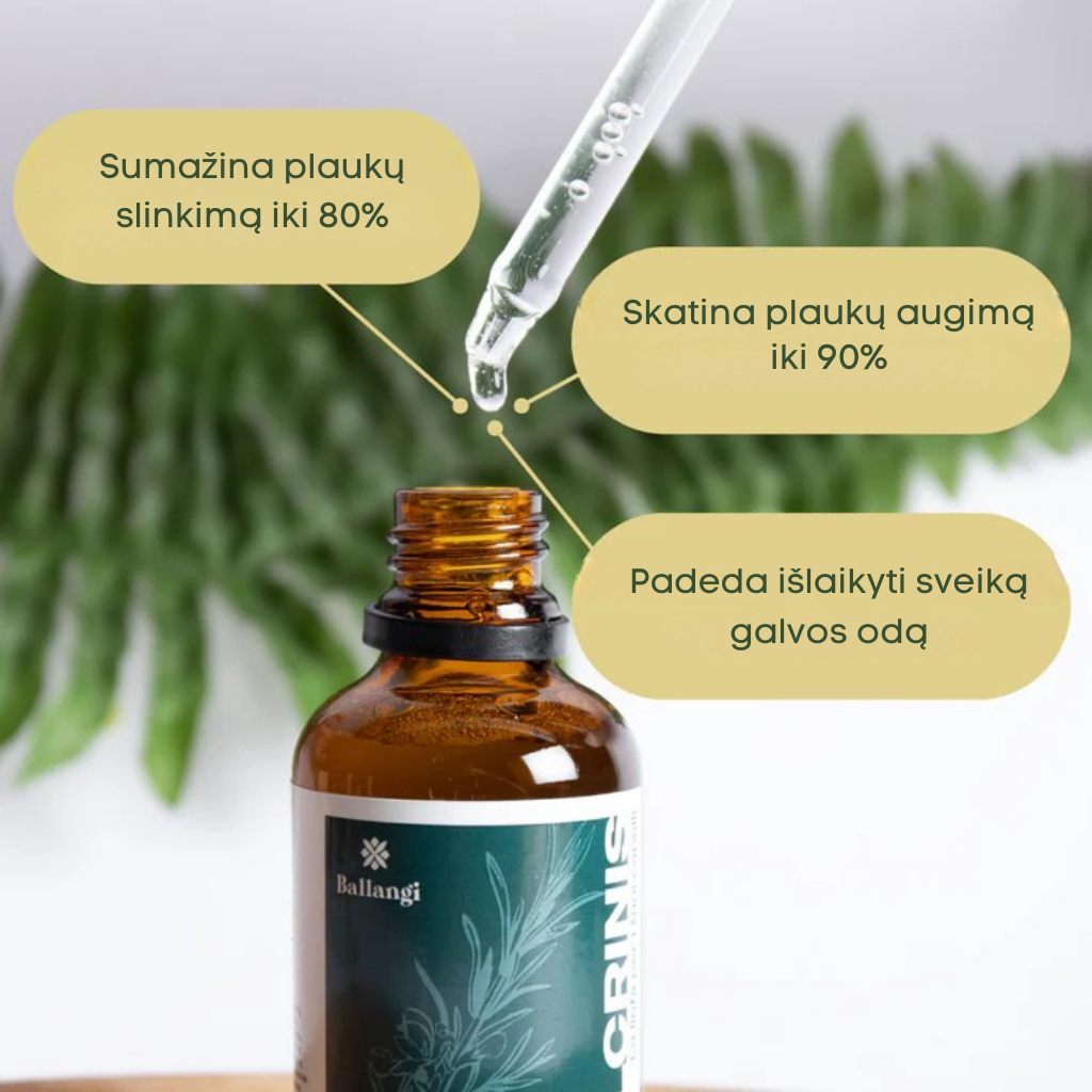 serumas nuo plauku slinkimo, plauku slinkimas, slinkimas, galva, plaukai, plikimas, serumas, sampunas, Vitalcrinis