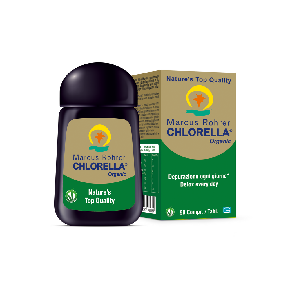 Marcus Rohrer Chlorella Organic, 500mg, 90 tablečių