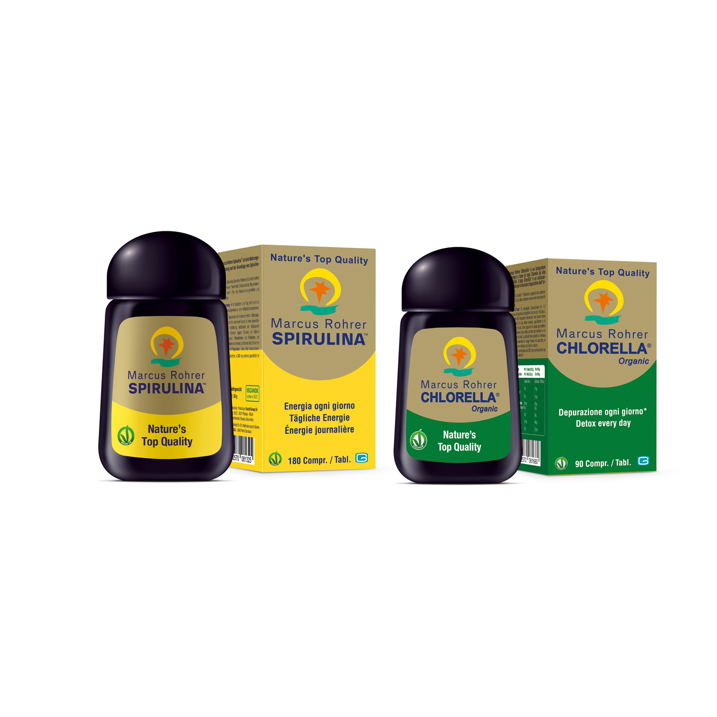 Marcus Rohrer rinkinys: Spirulina ir Chlorella