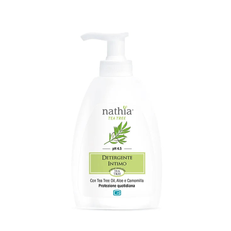 Nathia Intymios higienos prausiklis su arbatmedžių aliejumi ir ramunėlėmis, 200ml
