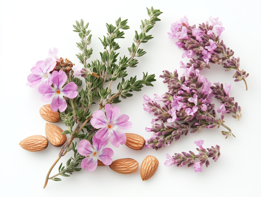 Huilerie Dovanų rinkinys: Verbena kvepiantys Migdolai